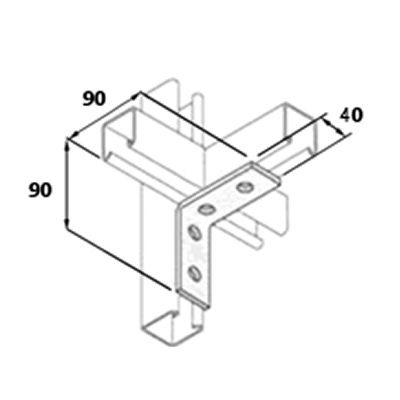 4-Hole Angle Fitting