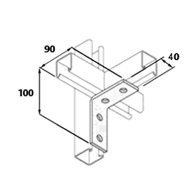 4-Hole Angle Fitting