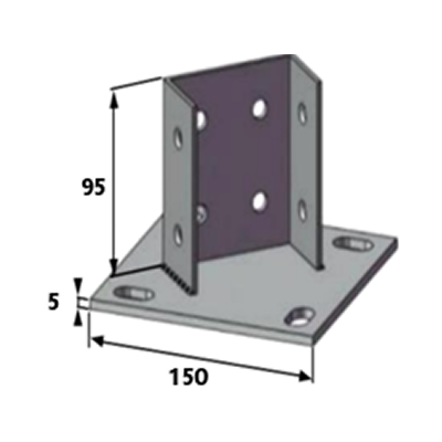 4-Hole Double Foot Base-1