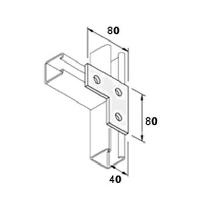 3-Hole Angle Flat Plate
