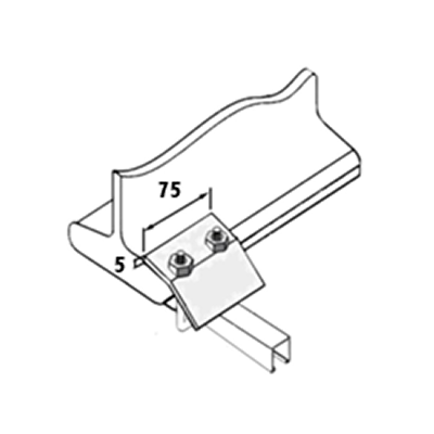 High Beam U Clamp Fitting