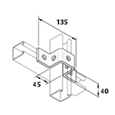 5-Hole U Fitting